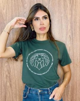 T-Shirt Feminina 100% Algodão Premium Estampada