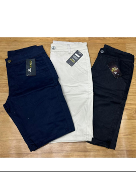 Bermuda Masculina Jeans Básica com Bolsos