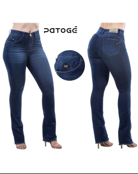 Calça Jeans Feminina Flare Escura