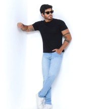 Calça Jeans Masculina Clara com Bolso Atacado na Rua 44 Goiânia