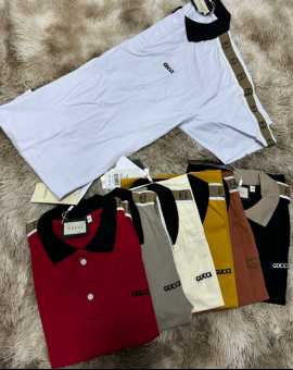 Camisa Gola Polo Gucci Masculina
