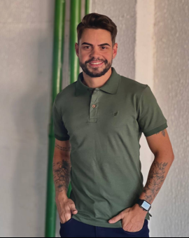 Camisa Masculina Polo Verde Militar