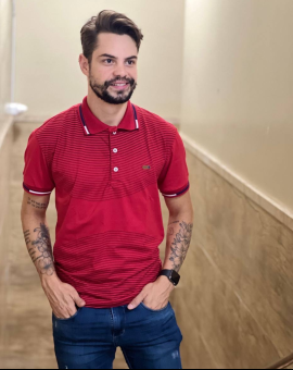 Camisa Polo Masculina Vermelha