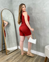 Conjunto Feminino Confortável Regata e Short Atacado na Rua 44 Goiânia