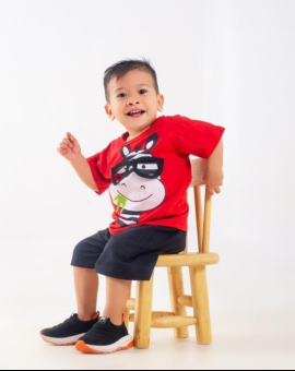 Conjunto Infantil Menino Personagens Camisa E Short