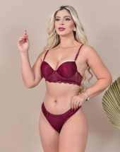 Lingerie de Renda com Bojo Atacado na Rua 44 Goiânia