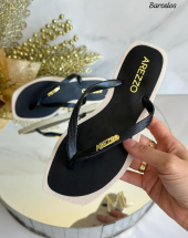 Sandalia Arezzo Rasteira Bico Quadrado Estilo Melissa Atacado na Rua 44 Goiânia