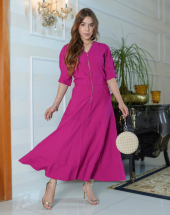 Vestido Longuete Elegante Festa Atacado na Rua 44 Goiânia