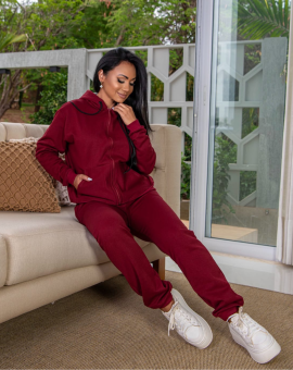 Conjunto Moletom Feminino com Capuz