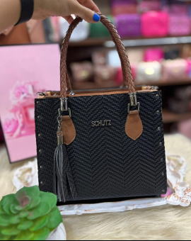 Bolsa Feminina Grande de Mão Couro