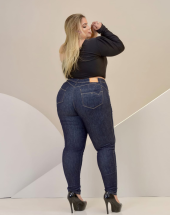 Calça Jeans Plus Size Escura Atacado na Rua 44 Goiânia