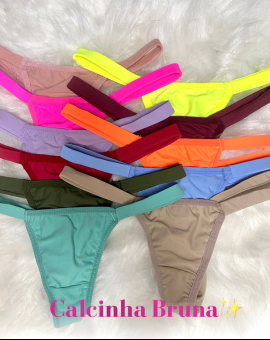 Calcinha Feminina String Fio Dental Básica