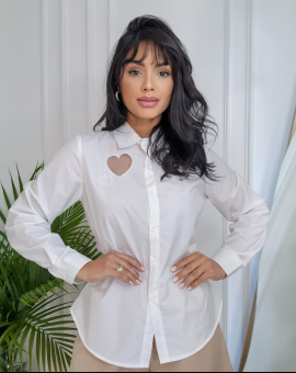 Camisa Elegante Feminina Branca