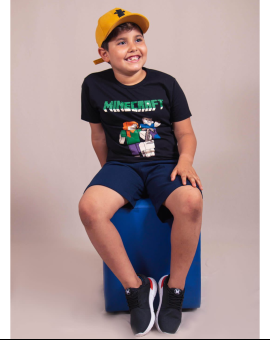 Conjunto Infantil Minecraft Menino