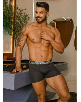 Cueca Masculina Boxer 100% Algodão