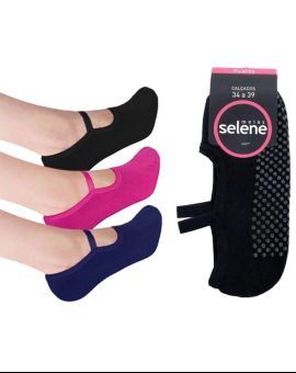 Meia Sapatilha Feminina Antiderrapante