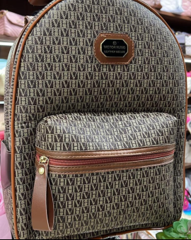 Mochila Feminina de Couro Média