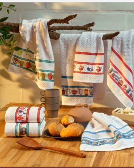 Pano de Prato Branco Atoalhado