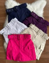 Saia Curta Cargo com Cinto Atacado na Rua 44 Goiânia