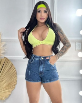 Short Jeans Cintura Alta Básico