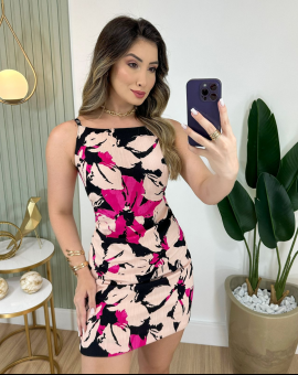 Vestido Curto Básico Com Alcinha