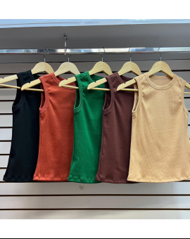 Blusa Regata Básica Feminina