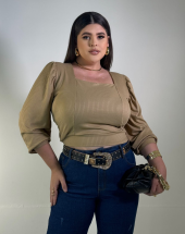 Calça Jeans Plus Size com Costura Reforçada Atacado na Rua 44 Goiânia