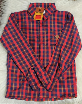 Camisa Infantil Flanelada Xadrez