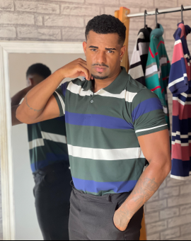 Camisa Listrada Masculina Polo