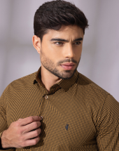 Camisa Masculina Social Xadez Atacado na Rua 44 Goiânia