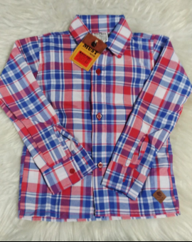 Camisa Xadrez Infantil para Festa Junina