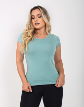 Camiseta Feminina Algodão Egípcio Básica Atacado na Rua 44 Goiânia