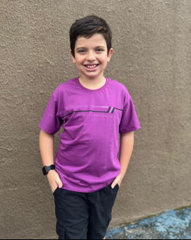 Camiseta Infantil Menino Gola O