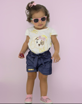 Conjuntinho para Menina Verão Blusa e Short