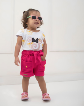 Conjunto Infantil Menina Short e Blusa