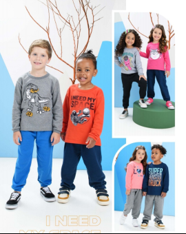 Conjunto Moletom Infantil Blusa e Calça