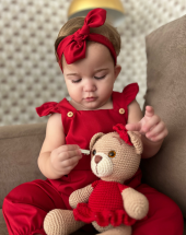 Macacão Infantil com Elástico na Barra Atacado na Rua 44 Goiânia