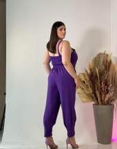 Macacão Plus Size de Alcinhas e Lastex Atacado na Rua 44 Goiânia