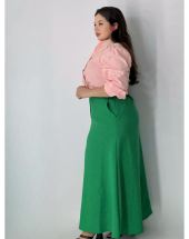 Saia Longa Plus Size Moda Evangélica Atacado na Rua 44 Goiânia