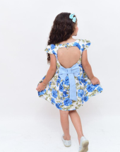 Vestido Infantil Curto Estampa Floral Atacado na Rua 44 Goiânia