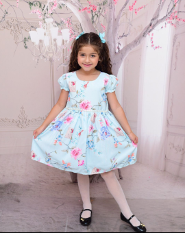 Vestido Infantil Curto Estampado