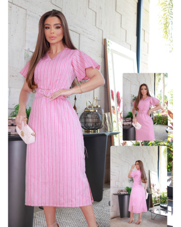 vestido-midi-moda-crista-listrado-atacado-rua-44-goiania 