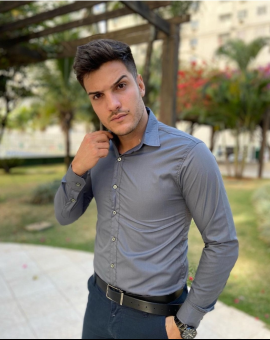 Camisa Social Manga Longa Masculina