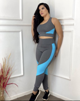Conjunto Fitness Feminino de Treino Legging e Top