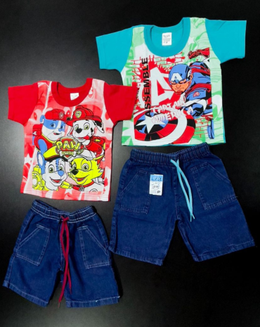 conjunto-menino-personagens-camiseta-e-bermuda-atacado-rua-44-goiania 