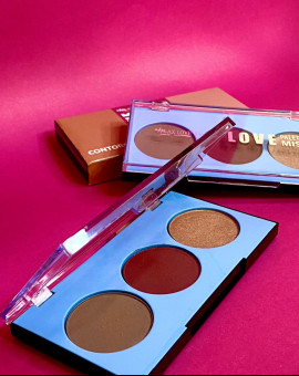 Paleta Mista Contorno Iluminador e Blush Max Love – Varejo