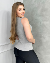 Regata Feminina Caneladinha de Ribana Atacado na Rua 44 Goiânia