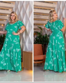 Vestido Plus Size 3 Marias Longo de Festa