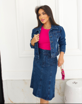 Blusa de Frio Jeans Jaqueta Evangélica