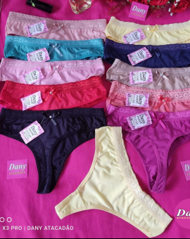 Calcinha Fio Dental Básica para Revenda